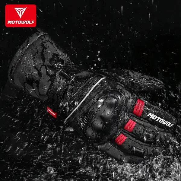 Guantes para moto Impermeables Motowolf - Imagen 2