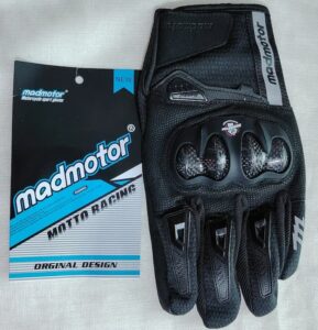 GUANTES MADMOTOR NEGRO
