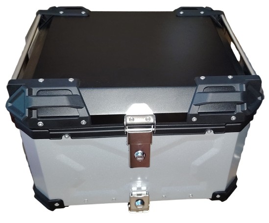 Cajuela aluminio 55 litros plateado - Genérico
