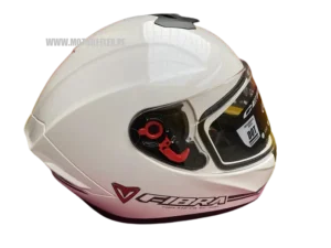 Casco para moto certificado DOT Blanco