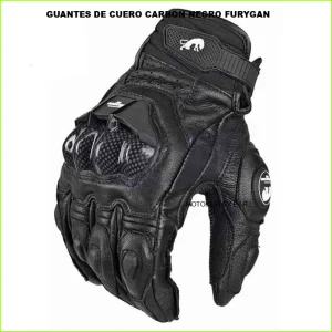 GUANTES DE CUERO CARBON NEGRO FURYGAN
