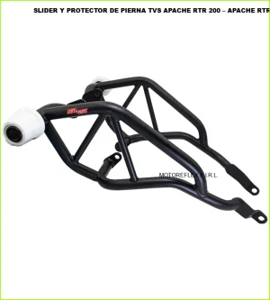 SLIDER Y PROTECTOR DE PIERNA TVS APACHE RTR 200 – APACHE RTR 180-160