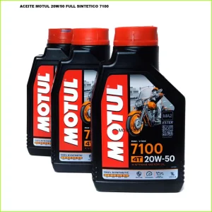 ACEITE MOTUL 20W/50 FULL SINTETICO 7100