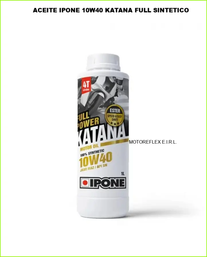 ACEITE IPONE 10W40 KATANA FULL SINTETICO