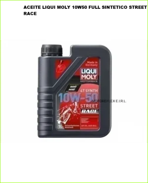 ACEITE LIQUI MOLY 10W50 FULL SINTETICO STREET RACE