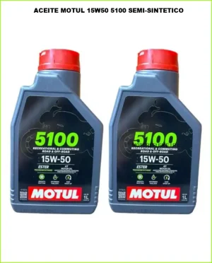 ACEITE MOTUL 15W50 5100 SEMI-SINTETICO