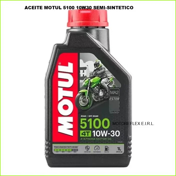 ACEITE MOTUL 5100 10W30 SEMI-SINTETICO