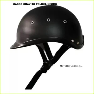 CASCO CHAVITO POLICIA NEGRO