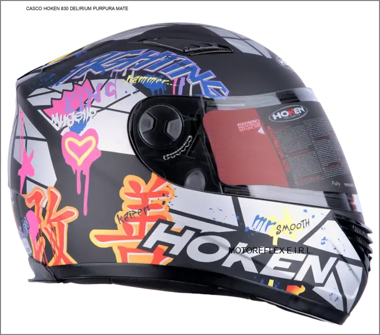 CASCO HOKEN 830 DELIRIUM PURPURA MATE