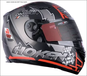 CASCO HOKEN 830 DRIFT ROJO MATE