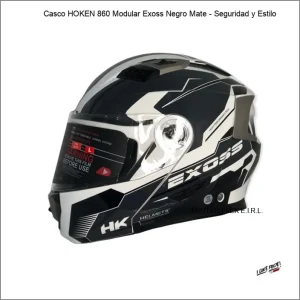Casco HOKEN 860 Modular Exoss Negro Mate