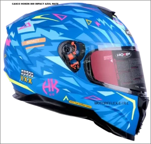 CASCO HOKEN 869 IMPACT AZUL MATE
