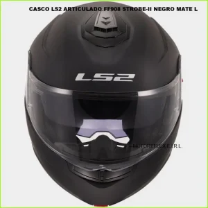 CASCO LS2 ARTICULADO FF908 STROBE-II NEGRO MATE L