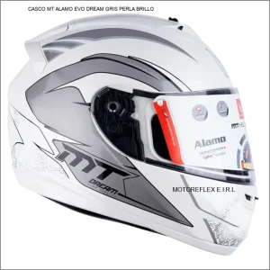 CASCO MT ALAMO EVO DREAM GRIS PERLA BRILLO