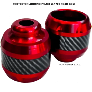 PROTECTOR ADORNO P/EJES LI-1701 ROJO GDM
