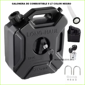 GALONERA DE COMBUSTIBLE 5 LT COLOR NEGRO