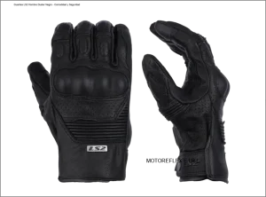 Guantes LS2 Hombre Duster Negro para motocicleta