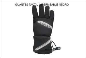 GUANTES TACTIL IMPERMEABLE NEGRO