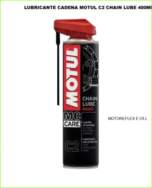 LUBRICANTE CADENA MOTUL C2 CHAIN LUBE 400ML ROAD