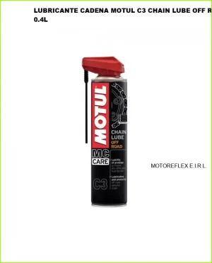LUBRICANTE CADENA MOTUL C3 CHAIN LUBE OFF ROAD 0.4L