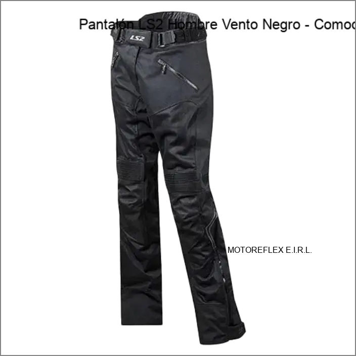 Pantalón LS2 Hombre Vento Negro
