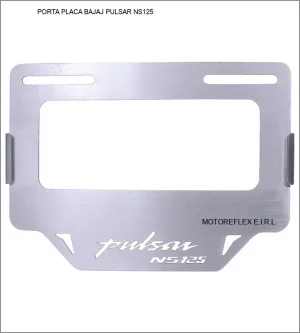 PORTA PLACA BAJAJ PULSAR NS125