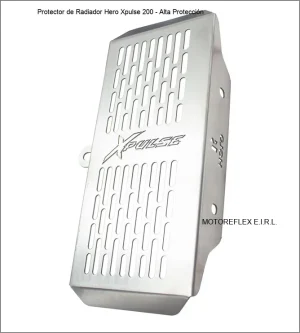Protector de Radiador Hero Xpulse 200 en acero inoxidable