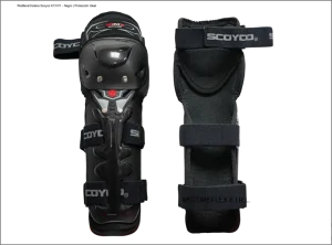 Rodillera/Codera Scoyco K11H11 - Negro