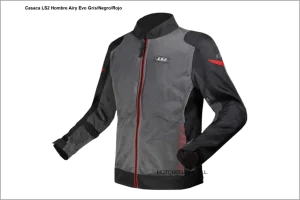 Casaca LS2 Hombre Airy Evo Gris/Negro/Rojo