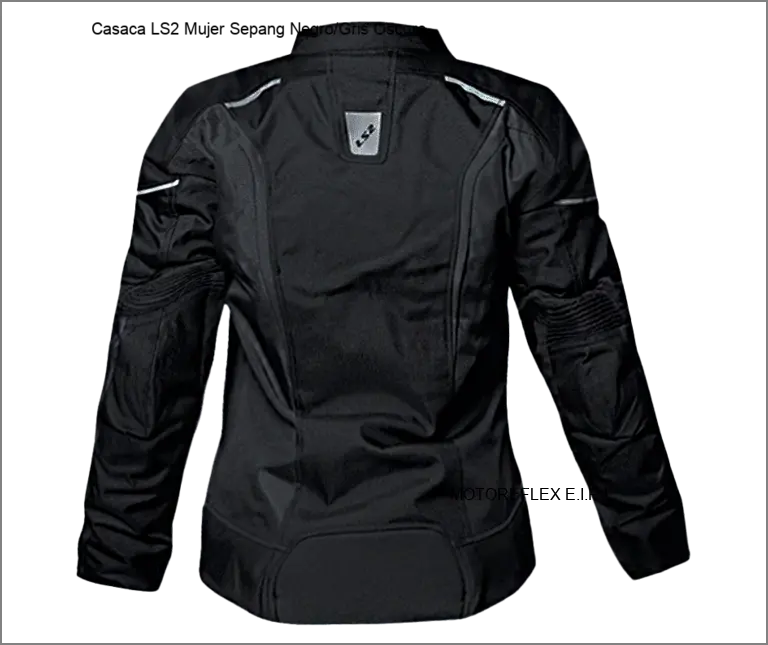 Casaca LS2 mujer Sepang negro/gris oscuro