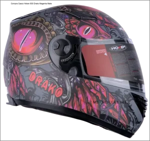 Casco Hoken 830 Drako Magenta Mate