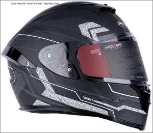 Casco Hoken 867 Smach Gris Mate