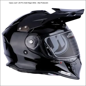 Casco Just1 J34 Pro Solid Negro Brillo