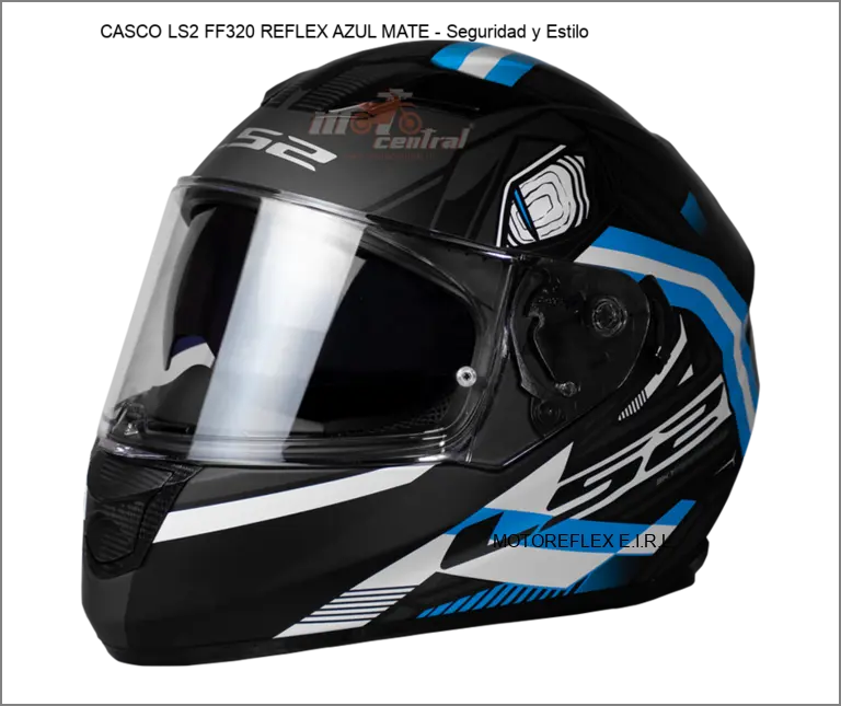 Casco LS2 FF320 REFLEX AZUL MATE