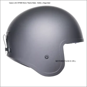 Casco LS2 OF599 Mono Titanio Mate