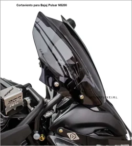 Cortaviento cúpula pequeña para Bajaj Pulsar NS200