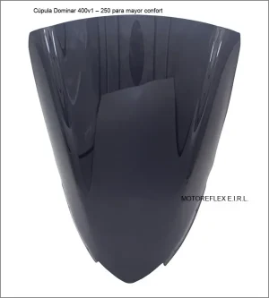 Cúpula Dominar 400v1 – 250 en acrílico negro humo
