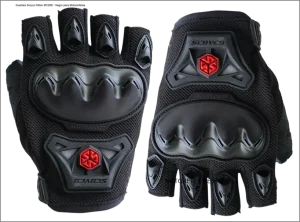 Guantes Scoyco Miton MC29D en negro con diseño antideslizante