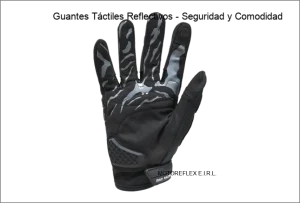 Guantes táctiles reflectivos para conducir y usar dispositivos