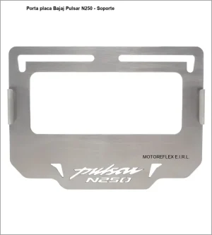 Porta placa para Bajaj Pulsar N250