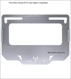 Porta placa Yamaha MT-03 original