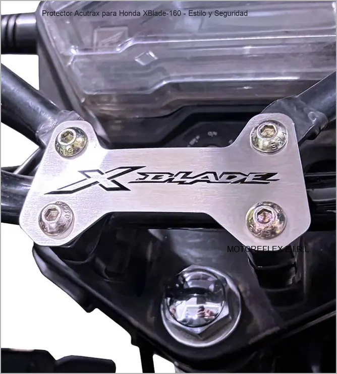 Protector Acutrax Honda XBlade-160 en acero inoxidable 2