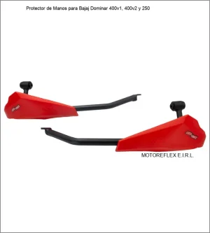 Protector de manos para Bajaj Dominar 400v1, 400v2 y 250