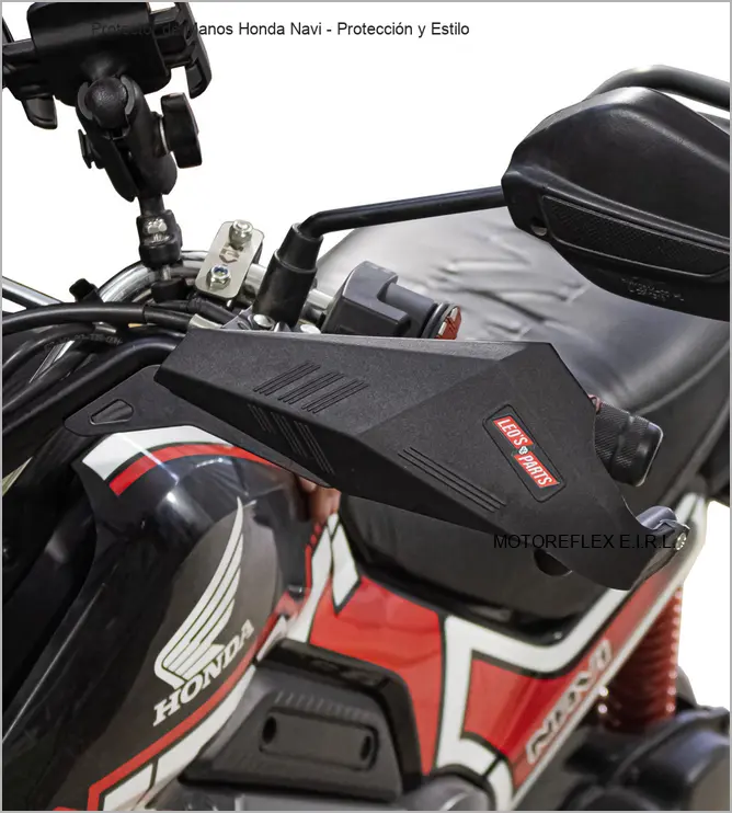 Protector de manos Honda Navi en acero al carbono 2