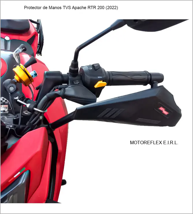 Protector de manos para TVS Apache RTR 200 (2022) 2