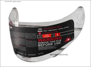 Visor Hoken FF830 transparente para casco